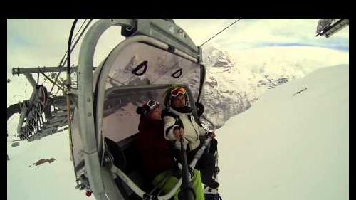 Switzerland snowboarding ski trip
