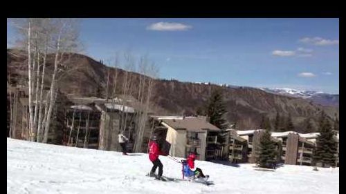 Paralyzed Marine snow skiing in Snowmass!