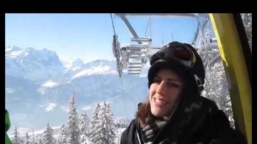 Snowboard session at Grindelwald Feb 2012