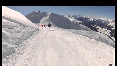 Skiing Davos