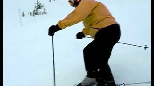 Whistler ski instructor Linda Winter carving it up into her late 60's
