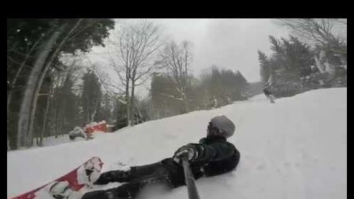 idiot on snowboard 4 abetone goprohero hero 3+
