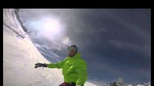 Chamonix Mont Blanc snowboard