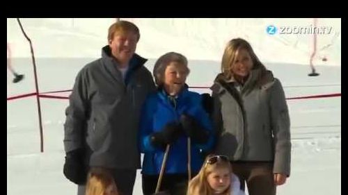 Dutch Royal Family Skiing Holiday in Lech, Austria 2015