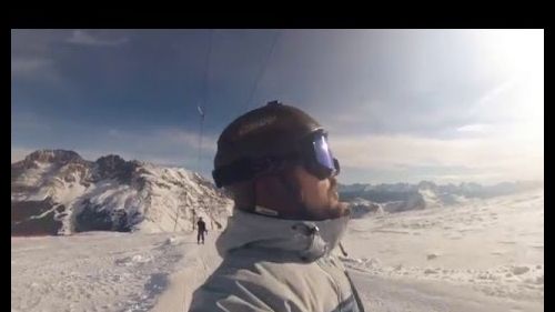 Alpe di Pampeago skiing day 24.01.2016