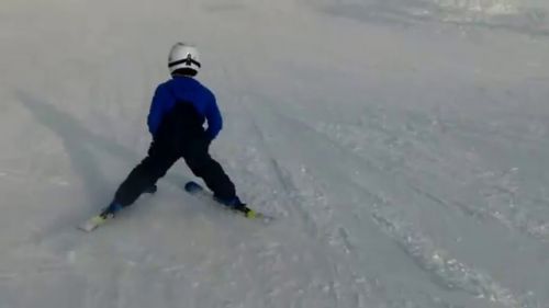 2016 01 28   Oded Ziv & Alon Skiing 2