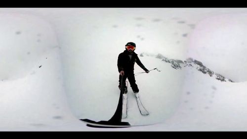 Skiing in Chamonix 360 Video