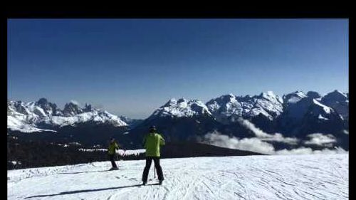 Che sciate panoramiche all'Alpe di Lusia!