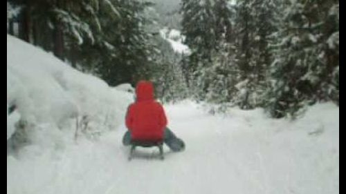 Russ Dawkins sit Skiing in Chamonix
