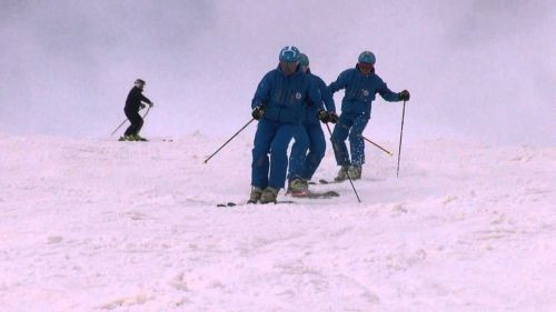 Skiing Between Boarders La Rosiere - La Thuile
