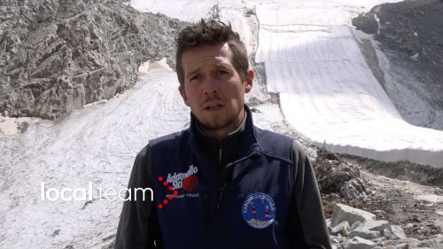 Scioglimento ghiacciaio Presena, la lotta con i teloni: il racconto