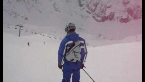 skiing on solda' s peak