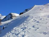 pista Pian de La Sal sul Mont Ros, 2457 m.