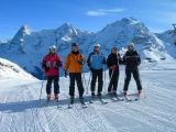 con il panorama dello Jungfrau alle spalle