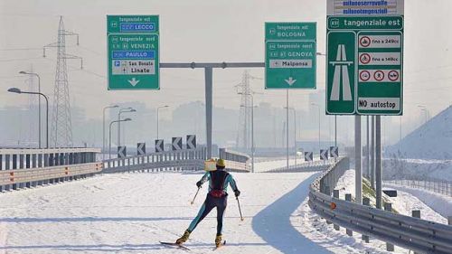 sci fondo tangenziale
