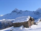 Il profilo piramidale del Pizzo Scalino