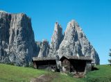 Le foto di Val Gardena: Bellissima malga sull Alpe di Siusi