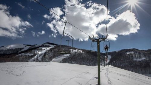 Campo Felice, ieri aperte le prime piste da sci