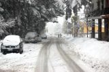 Corso principale con la neve