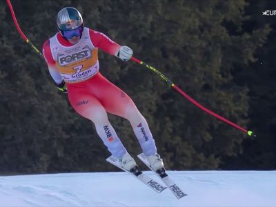 Video Franjo von Allmen mago Saslong! Batte anche Odermatt in discesa, il video dalla Val Gardena