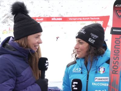 Video Brignone nel parterre di Sölden: Felice di essere qui, anche se mi manca