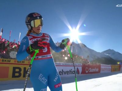 Video Sofia Goggia sul podio a St. Moritz: 3° posto nella discesa-bis, il video