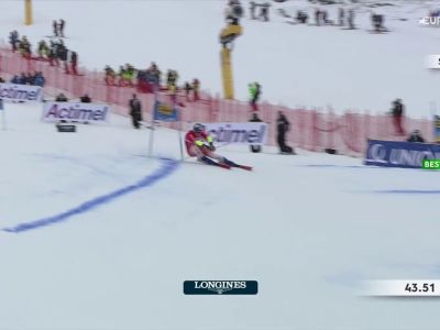 Video Marco Odermatt subito in testa al gigante di Sölden: il video della prima manche