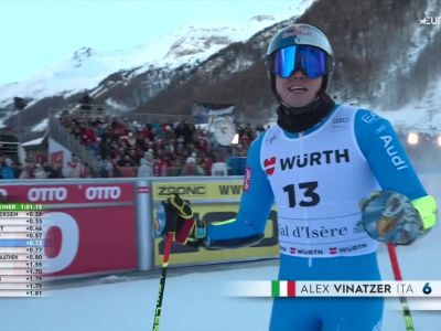 Video Vinatzer sul pezzo nella prima manche del gigante: è sesto!