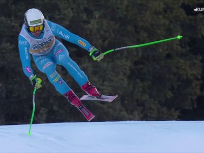 Video Florian Schieder è 3° in discesa sulla Saslong, il video dalla Val Gardena