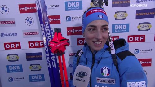 Lisa Vittozzi dopo la vittoria a Hochfilzen: 'Gara perfetta, questo successo significa tantissimo per me'