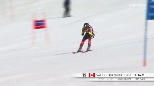 L'ultimo gigante della stagione parla canadese: la 2^ manche di valérie grenier che torna al successo