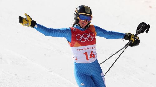Gli azzurri per la prima gara a squadre di sci alpino della storia olimpica