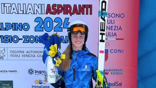 Camilla Vanni, dopo le gioie olimpiche, firma subito la doppietta ai tricolori Aspiranti tra super-g e combinata