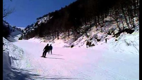 Papà e Diego sulla neve