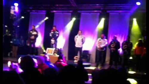 Premiazione val gardena 2011 - beat feuz