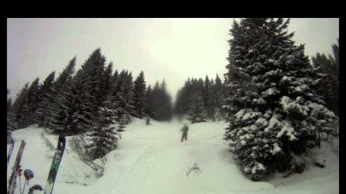 Les Gets Gopro skiing powder 30/12/11
