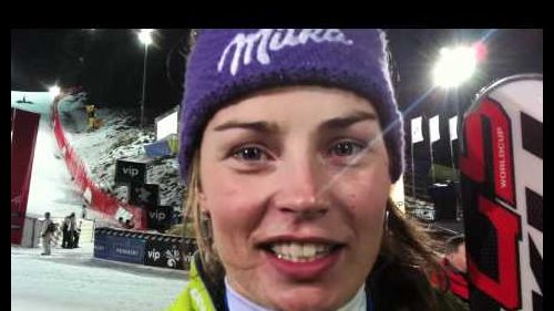 Ladies slalom podium, zagreb 2012