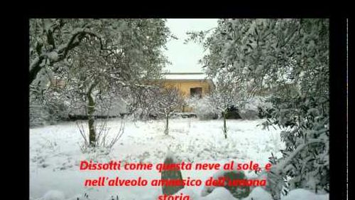 Cadiamo silenti ... come la neve. II Stesura. Testo Leandro.Loy.