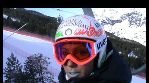 Video - federica brignone....sorvola la pista di soldeu | fisi official | fisi official