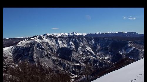 Con le ciaspole sul monte Autore