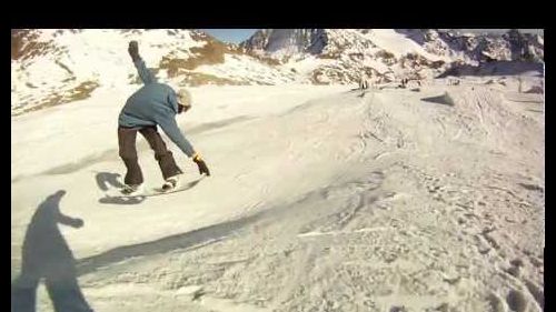 Stubai Zoo snowboarding