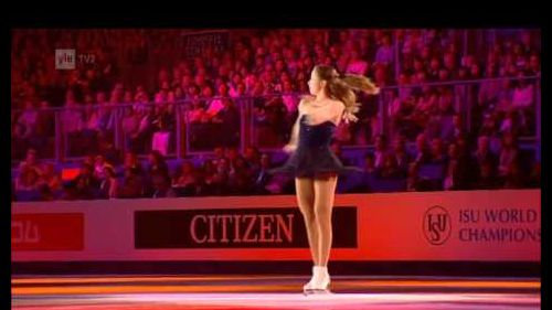 Carolina kostner - closing gala - 2012 world figure skating championships in nice