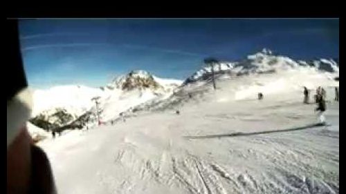 Fast skiing in meribel 2012