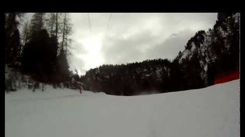 GoPro HD Hero: Fast downhill skiing