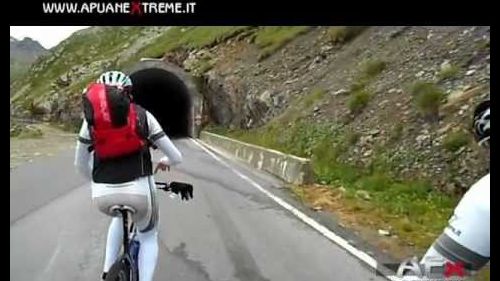 Passo Gavia in mountain bike