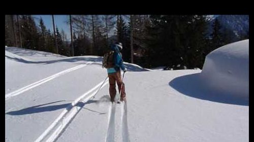 Sunny Freeriding in der Valle d'Ultimo/Schwemmalm