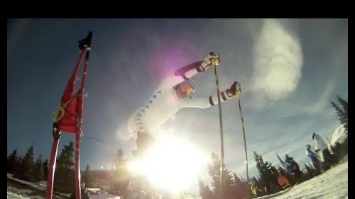 Italian national ski team ladies training in colorado