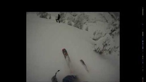 Freeride in Dolomiti. Into the White. Discesa di Cima Cavallazza.