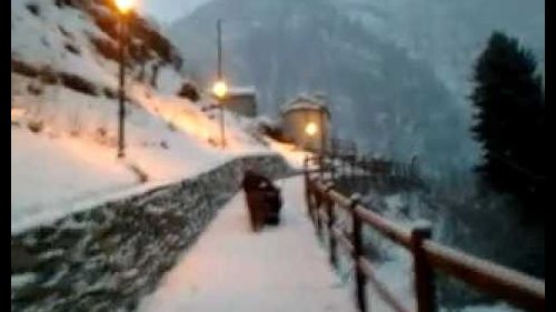 I: alagna valsesia 7 dicembre arrivo alla montella con la neve!