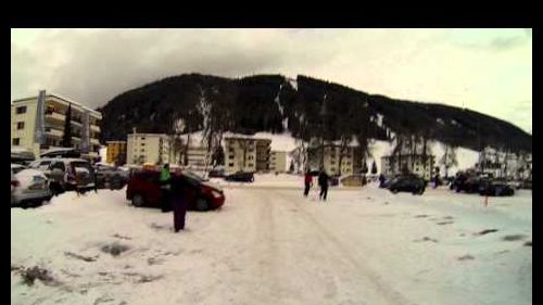 Raphy & Phil skiing in Davos